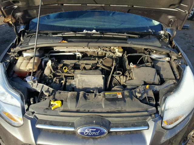 1FADP3F25EL228546 - 2014 FORD FOCUS SE GRAY photo 7