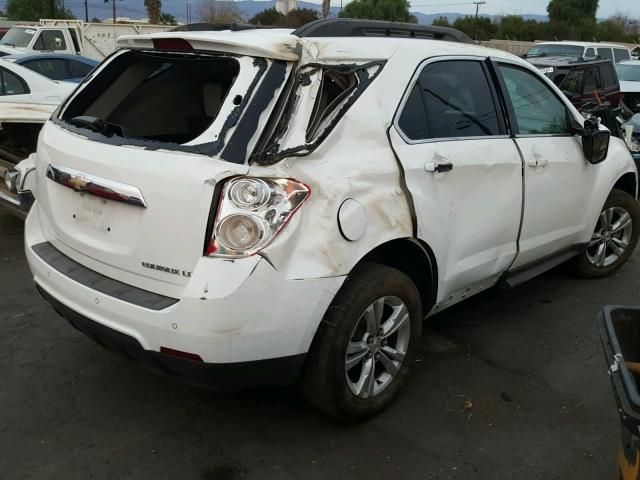 2GNALCEK4E6239886 - 2014 CHEVROLET EQUINOX LT WHITE photo 4