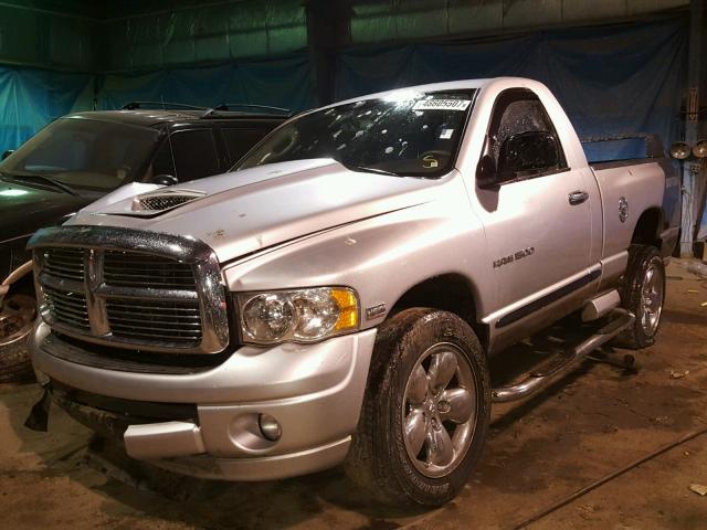 1D7HU16DX5J586978 - 2005 DODGE RAM 1500 S SILVER photo 2