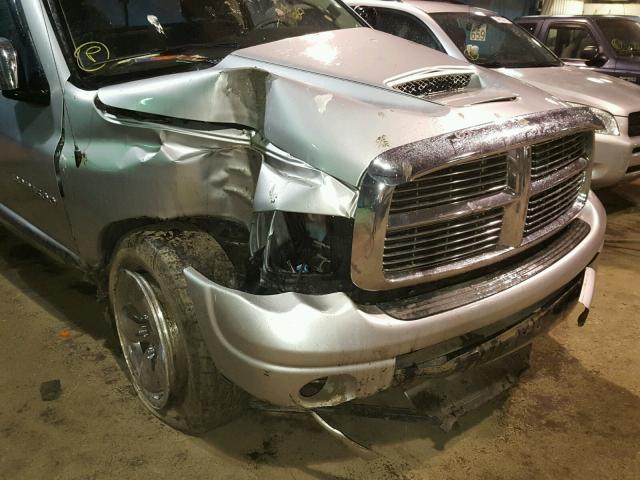 1D7HU16DX5J586978 - 2005 DODGE RAM 1500 S SILVER photo 9