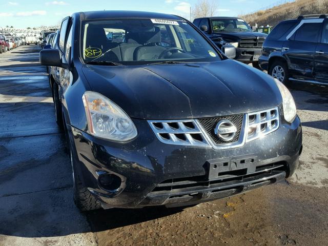 JN8AS5MV8CW710996 - 2012 NISSAN ROGUE S BLACK photo 1