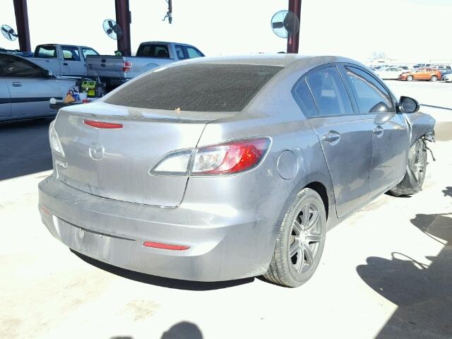 JM1BL1UF8C1526458 - 2012 MAZDA 3 I SILVER photo 4