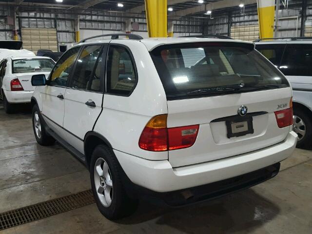 WBAFA53561LP23215 - 2001 BMW X5 3.0I WHITE photo 3