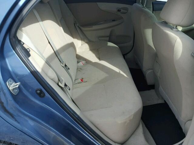 5YFBU4EE1DP207534 - 2013 TOYOTA COROLLA BA BLUE photo 6