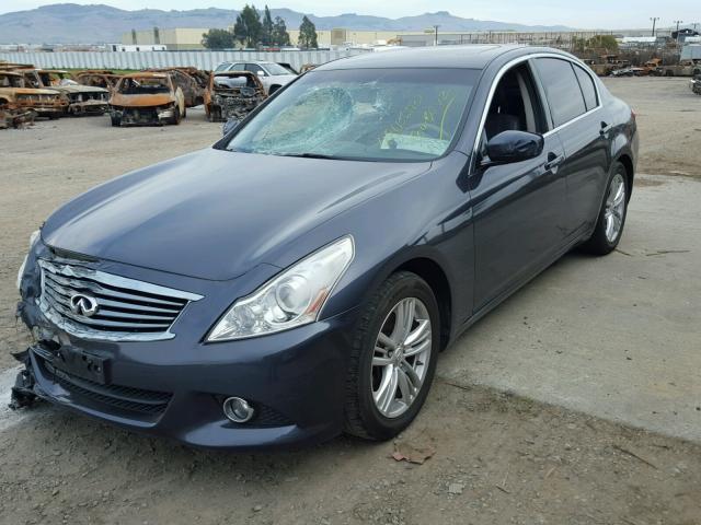 JN1CV6AP3DM719743 - 2013 INFINITI G37 BASE CHARCOAL photo 2