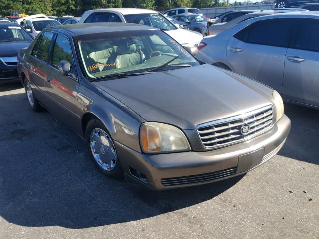 1G6KE57Y72U216154 - 2002 CADILLAC DEVILLE DH TAN photo 1