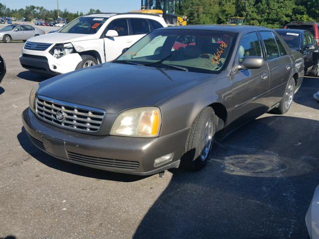 1G6KE57Y72U216154 - 2002 CADILLAC DEVILLE DH TAN photo 2