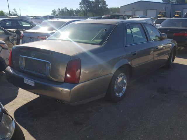 1G6KE57Y72U216154 - 2002 CADILLAC DEVILLE DH TAN photo 4