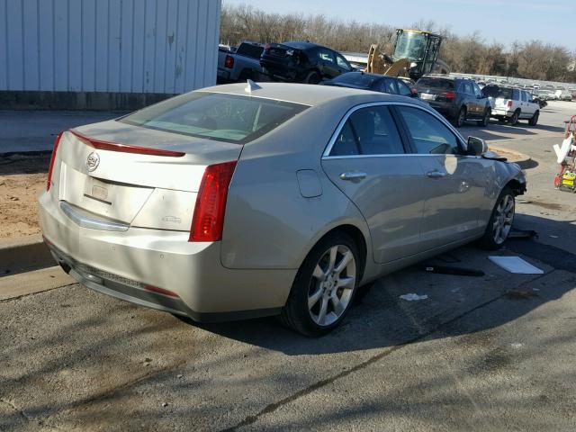 1G6AB5RA6D0176387 - 2013 CADILLAC ATS LUXURY GOLD photo 4