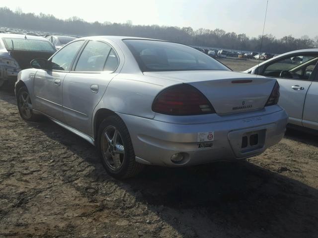 1G2NF52F93C196384 - 2003 PONTIAC GRAND AM S SILVER photo 3