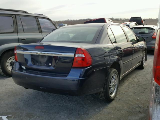 1G1ZS52F95F334878 - 2005 CHEVROLET MALIBU BLUE photo 4