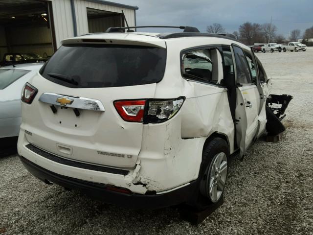 1GNKRHKD7EJ224274 - 2014 CHEVROLET TRAVERSE L WHITE photo 4