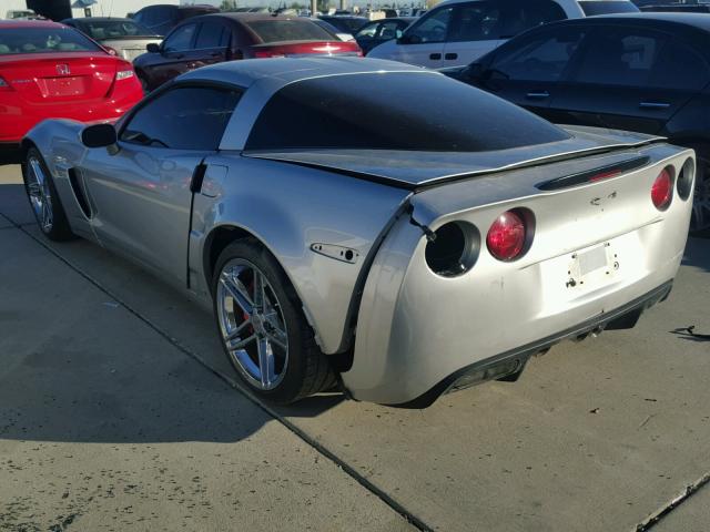 1G1YY26E985119814 - 2008 CHEVROLET CORVETTE Z SILVER photo 3