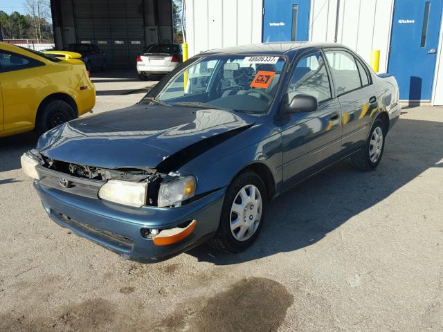 1NXAE04B9SZ335248 - 1995 TOYOTA COROLLA GREEN photo 2