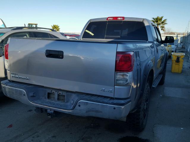 5TFBY5F17CX267503 - 2012 TOYOTA TUNDRA DOU SILVER photo 4