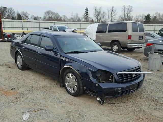 1G6KF57924U214501 - 2004 CADILLAC DEVILLE DT BLUE photo 1