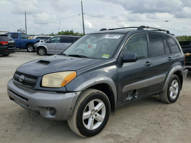 JTEHD20V046022075 - 2004 TOYOTA RAV4 GRAY photo 2