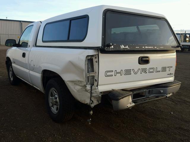 1GCEC14W4XZ167484 - 1999 CHEVROLET SILVERADO WHITE photo 3