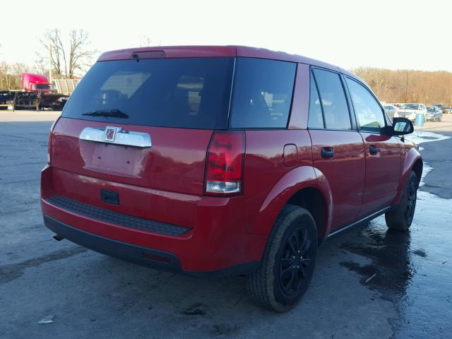 5GZCZ33D06S828256 - 2006 SATURN VUE RED photo 4