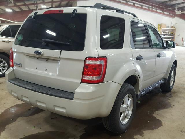 1FMCU03Z48KB67713 - 2008 FORD ESCAPE XLT GOLD photo 4