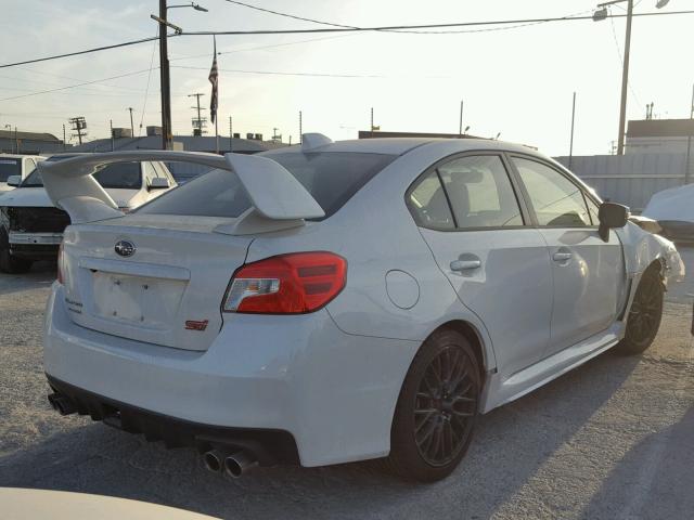 JF1VA2M69H9815288 - 2017 SUBARU WRX STI WHITE photo 4