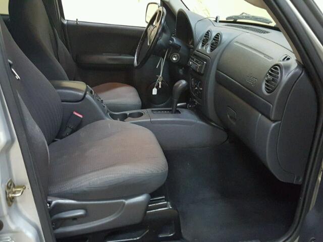 1J4GL48K12W152625 - 2002 JEEP LIBERTY SP SILVER photo 5