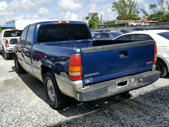 2GTEC19T6Y1321086 - 2000 GMC NEW SIERRA BLUE photo 3