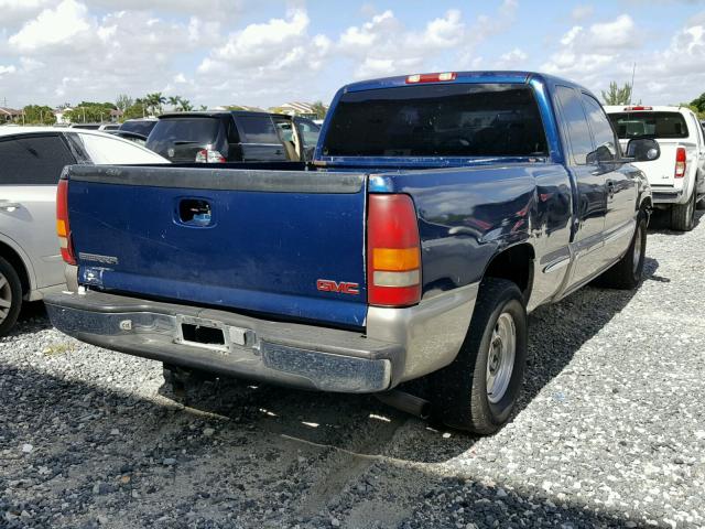 2GTEC19T6Y1321086 - 2000 GMC NEW SIERRA BLUE photo 4