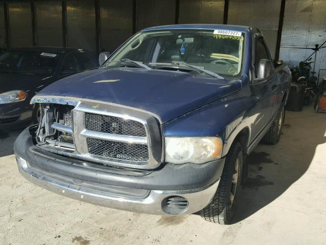 1D7HA16K43J571798 - 2003 DODGE RAM 1500 S BLUE photo 2