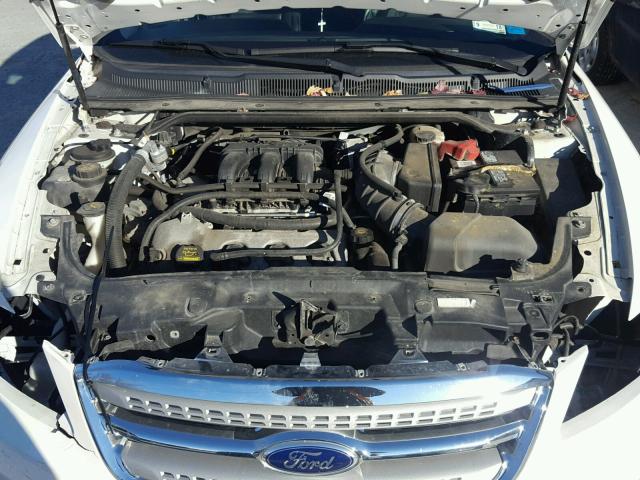 1FAHP2JW8AG121483 - 2010 FORD TAURUS LIM WHITE photo 7