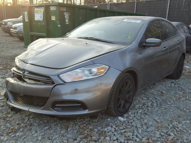 1C3CDFBA1DD267628 - 2013 DODGE DART SXT GRAY photo 2