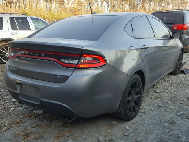 1C3CDFBA1DD267628 - 2013 DODGE DART SXT GRAY photo 4