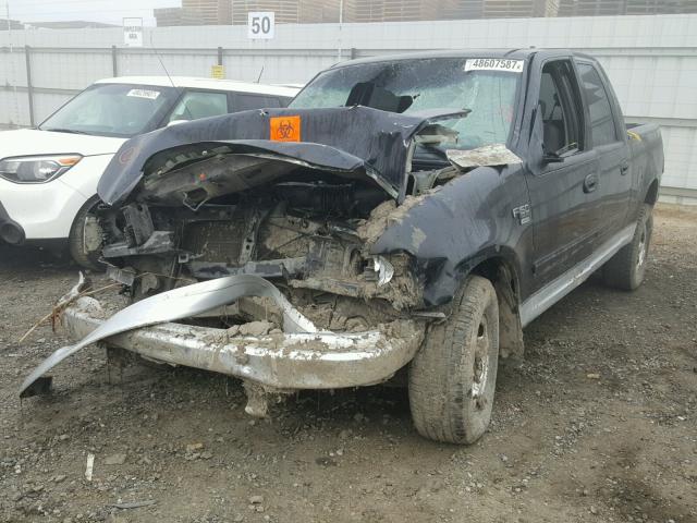 1FTRW07603KA58036 - 2003 FORD F150 SUPER BLACK photo 2