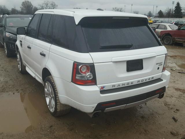 SALSF2D41BA261613 - 2011 LAND ROVER RANGE ROVE WHITE photo 3