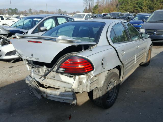 1G2NF52F22C155450 - 2002 PONTIAC GRAND AM S SILVER photo 4