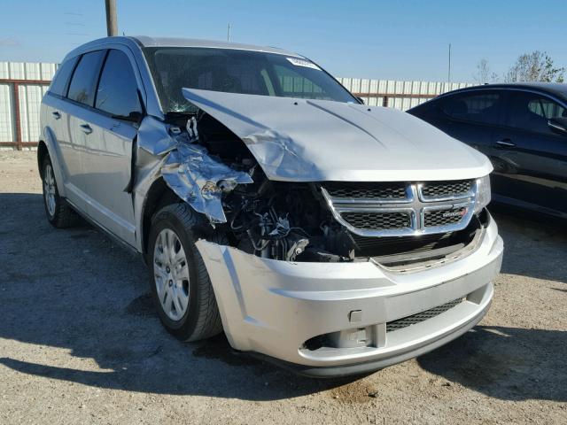 3C4PDCAB8ET203460 - 2014 DODGE JOURNEY SE SILVER photo 1