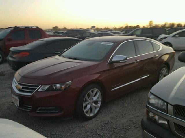 2G1145S30H9168728 - 2017 CHEVROLET IMPALA PRE 栗色 照片 2