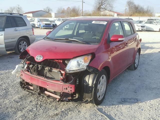 JTKKU4B40C1020177 - 2012 TOYOTA SCION XD RED photo 2