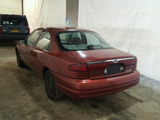 1FAFP6638WK207880 - 1998 FORD CONTOUR LX RED photo 3