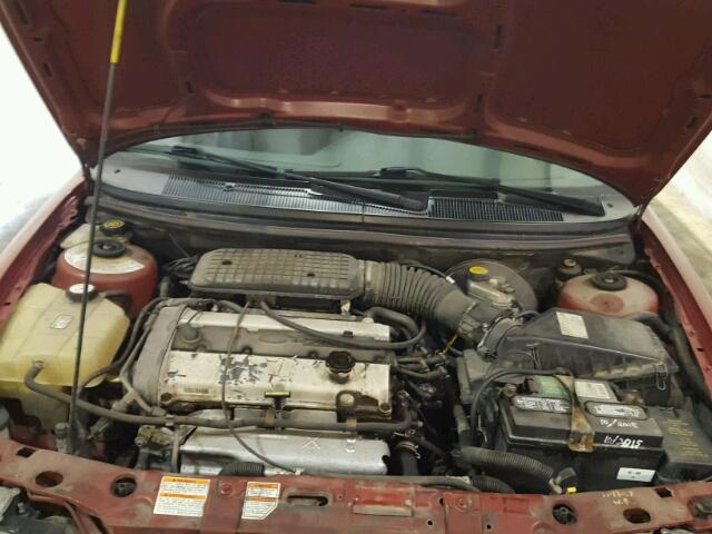 1FAFP6638WK207880 - 1998 FORD CONTOUR LX RED photo 7