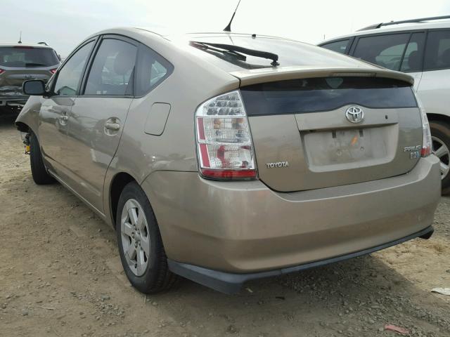 JTDKB20U977666244 - 2007 TOYOTA PRIUS TAN photo 3