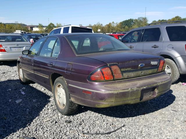 2G1WL52M5V9115973 - 1997 CHEVROLET LUMINA BAS 紫色 照片 3