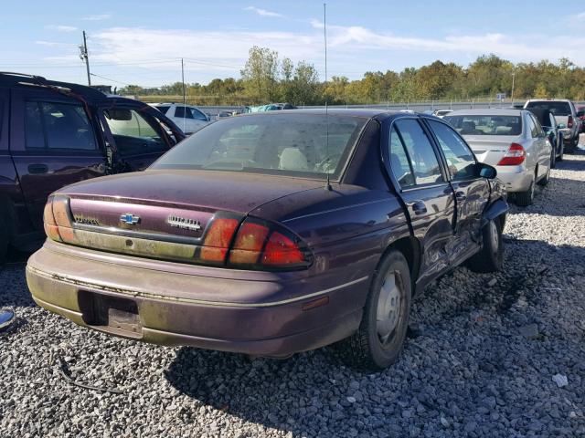 2G1WL52M5V9115973 - 1997 CHEVROLET LUMINA BAS 紫色 照片 4
