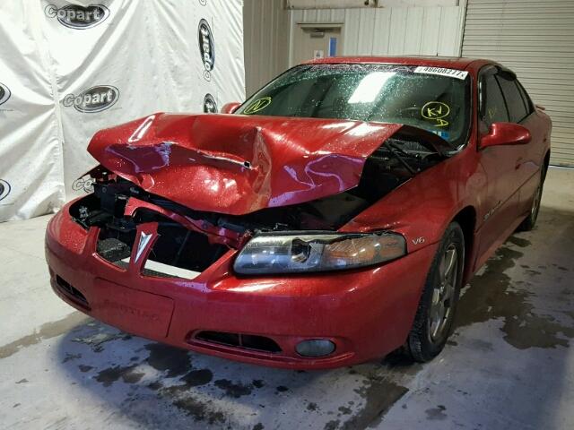 1G2HY52K65U191032 - 2005 PONTIAC BONNEVILLE MAROON photo 2