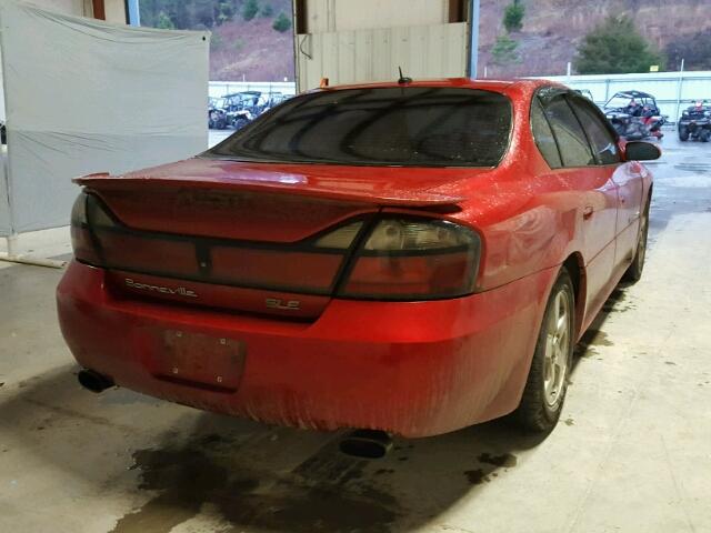 1G2HY52K65U191032 - 2005 PONTIAC BONNEVILLE MAROON photo 4