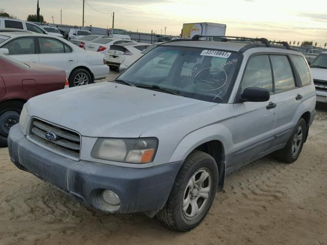 JF1SG63625H701550 - 2005 SUBARU FORESTER 2 SILVER photo 2