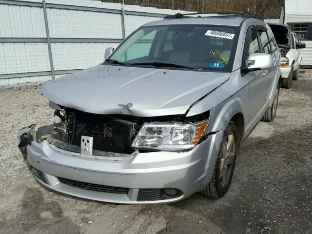 3D4GH57V19T583283 - 2009 DODGE JOURNEY SX SILVER photo 2