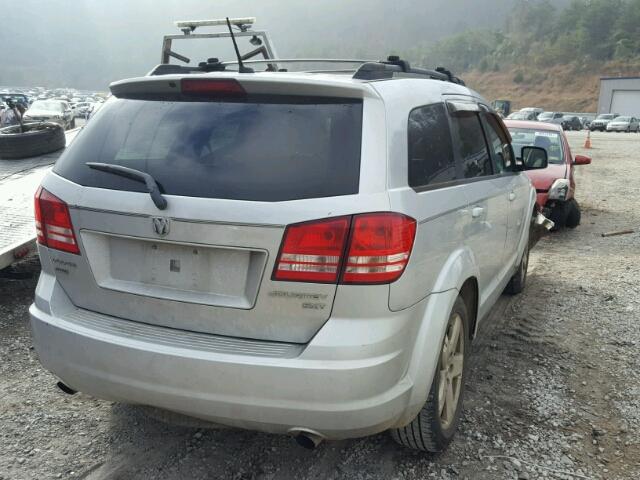 3D4GH57V19T583283 - 2009 DODGE JOURNEY SX SILVER photo 4