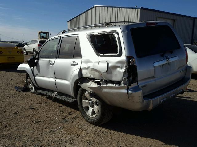 JTEZU14RX78074849 - 2007 TOYOTA 4RUNNER SR SILVER photo 3