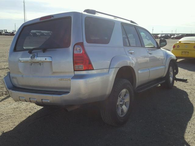 JTEZU14RX78074849 - 2007 TOYOTA 4RUNNER SR SILVER photo 4